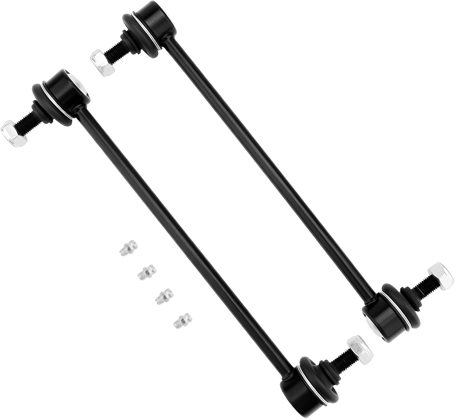 2Pcs Front Sway Bar Stabilizer End Links Zinc-Nickel Alloy Suspension Kit Left & Right, Compatible With 2000-2011 Ford Focus, Replaces#: K80066