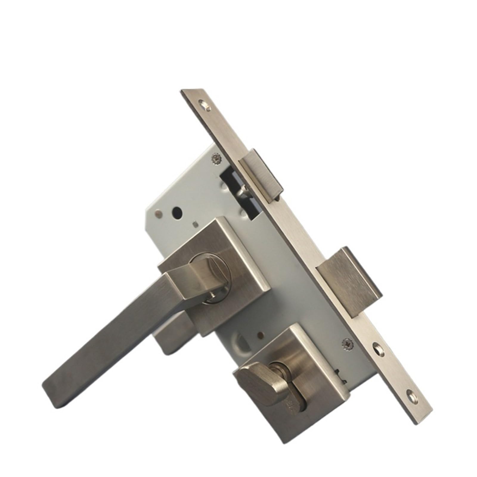 Aepqbgqj One Color 304 Stainless Steel Lever Handle Lock Chinese Style Square Indoor Bedroom