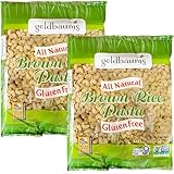 Goldbaums Elbows Brown Rice Pasta - Pack of 2 x 450G Versatile Macaroni Pasta - Made with Brown Rice - Kosher Certified, Gluten Free, Non-GMO, Wheat Free, Dairy Free, and Whole Grain Elbow Pasta