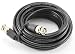 Cablesonline 25 Ft. RG58 Coaxial Cable w/BNC Male Connectors, Black (R-1025)