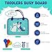KAHOUETT Montessori Busy Board Book for Toddlers 2-5 - Sensory Travel Toy for Airplane & Car Activities - Educational Quiet Book with Emotions, Numbers & Colors - Speech Therapy & Autism Learning Gift