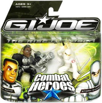G.I. Joe The Rise of Cobra Combat Heroes 2-Pack Heavy Duty and Storm Shadow