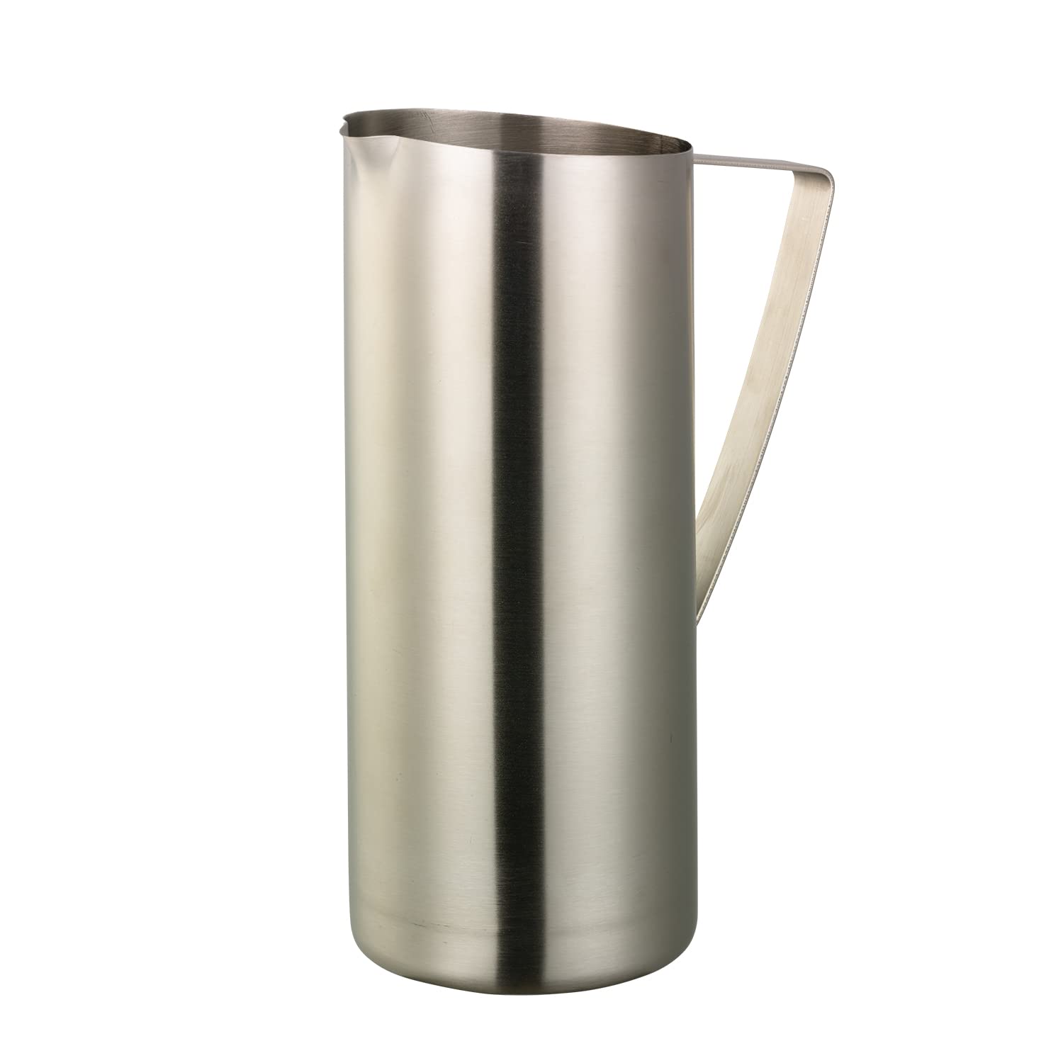 Service Ideas X7025NGBS Water Pitcher Without Guard, 64 oz, Stainless Steel, Brushed finish
