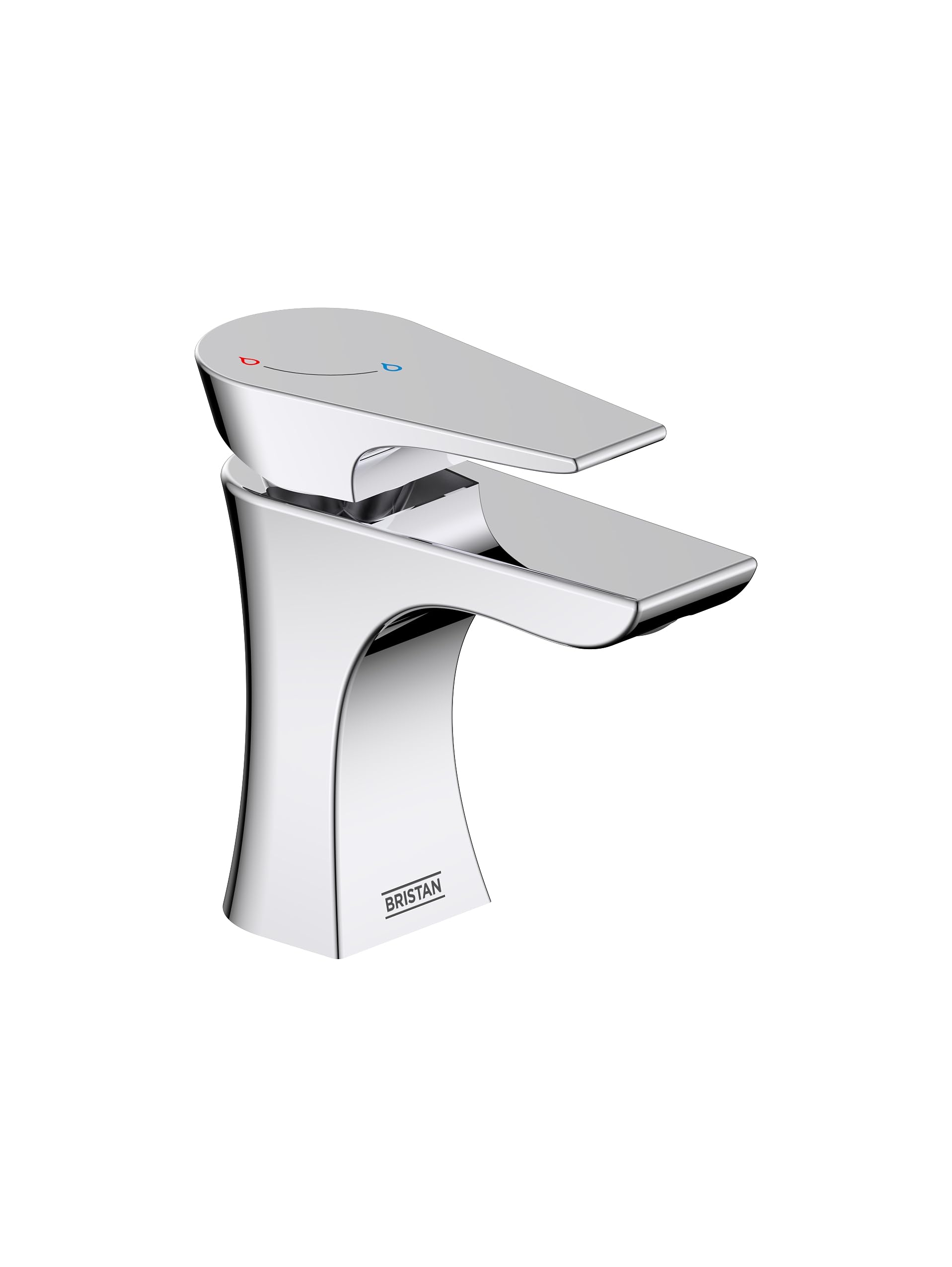 BristanHOU ES BAS C Hourglass Eco Start Basin Mixer Tap Chrome Finish