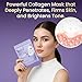 Yura Clean Collagen Face Mask – Korean Overnight Bio-Collagen Sheet Mask for Glowing, Hydrated & Firm Skin – Anti-Aging, Moisturizing & Skin Rejuvenation – 4 Pack – Ideal Holiday Gift for Women