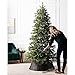 Balsam Hill 6.5ft Premium Unlit Artificial Christmas Tree Stratford Spruce with Storage Bag, and Fluffing Gloves