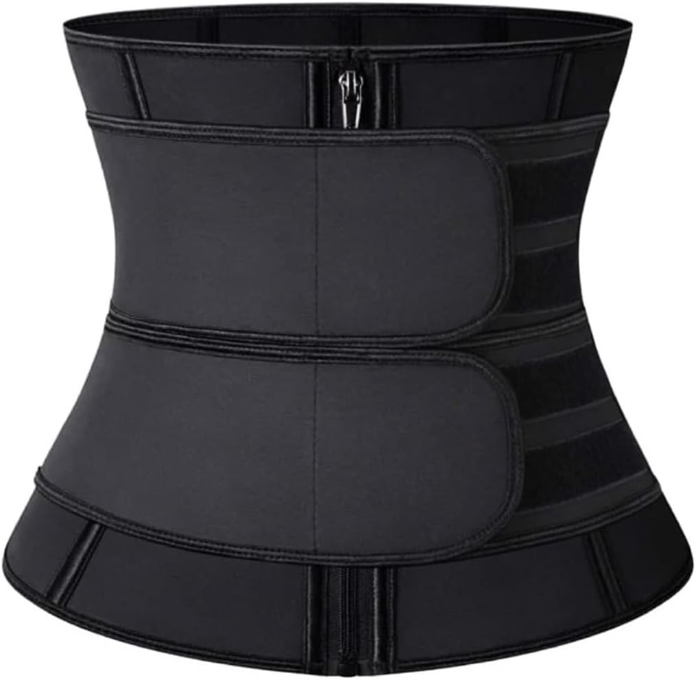 GenericWaist Trimmer Belt for Women and Men - Sweat Band Waist Trainer for High-Intensity Training & Workouts-Waist Trimmer Double Belt,Shaper for Slimming and Reducing for Effective Waistline Support