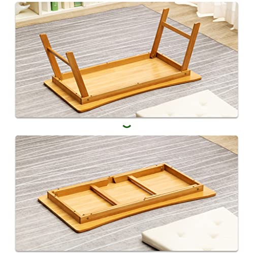 Table pliable en bois 70x38cm pour dortoir et pc - 6