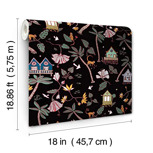 Papel pintado Calypso Jungle lavable y reposicionable RoomMates 6