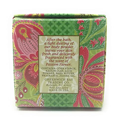 Greenwich Bay Trading Co. Dusting Powder, 4 Ounce, Passion Flower And Olive Oil #TOP1