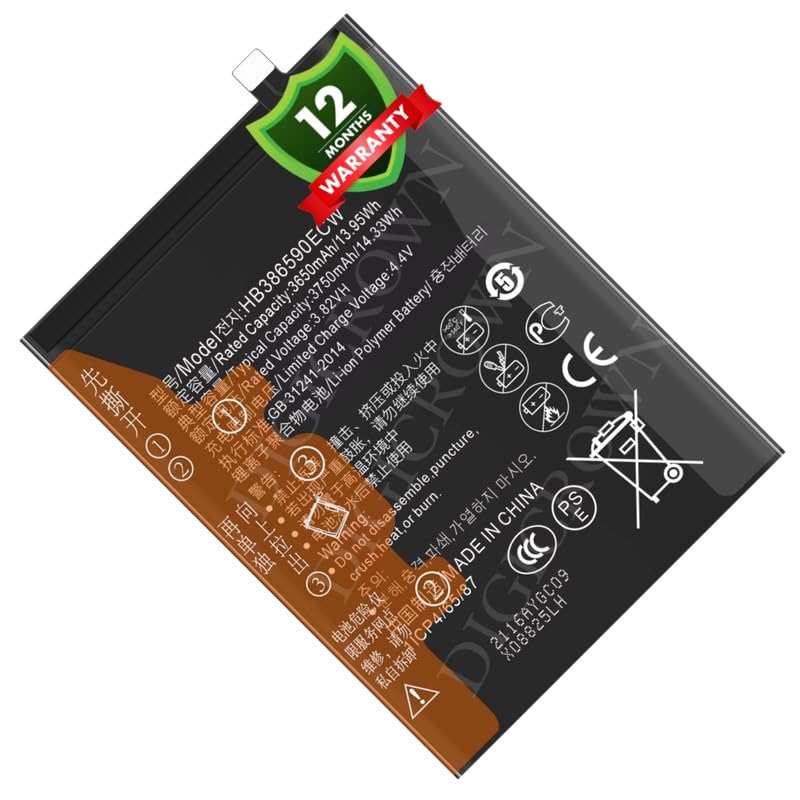 Image of Original HB386589ECW | HB386590ECW Battery Compatible for Huawei Nova 4 (VCE-AL00, VCE-TL00, VCE-L22) | Nova 5T (YAL-L21, YAL-L61, YAL-L71, YAL-L61D) - (3750mAh) - 1 Year Warranty