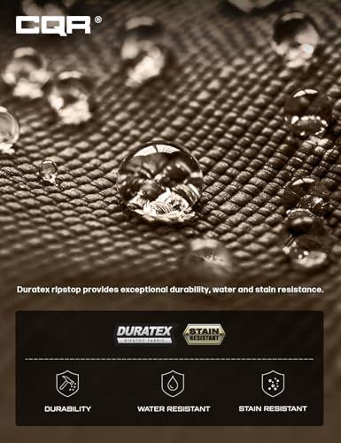 CQR Men's Quick Dry Work Pants, Water Resistant Outdoor Tactical Pants, Lightweight Stretch Cargo Hiking Pants, Work Pants Tundra, 36W x 32L — view 8