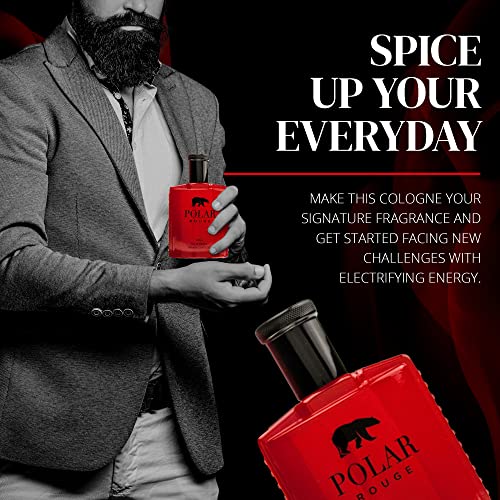 Sandora Fragrances Perfume For Men Polar Rouge - Inspired By The Scent Of The Polo's Red Perfume For Men - Scents Of Nature Woods And Ginger 100Ml (3.4Oz) #TOP3