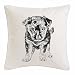 Hundewelpe – Kissenbezug 40x40 cm Baumwolle – Hundezucht Haushund Hundezwinger Züchter Welp – Wohnung Bett
