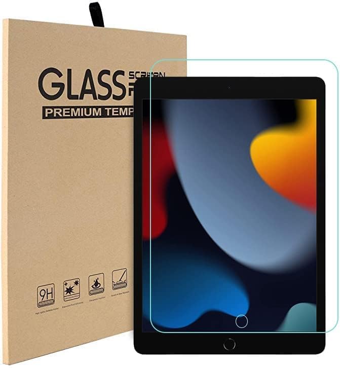 TECHSHIELD Tempered Glass Screen Protector for iPad 10.2 inch 9th Gen Generation 2021 8th Gen 2020 7th Gen 2019