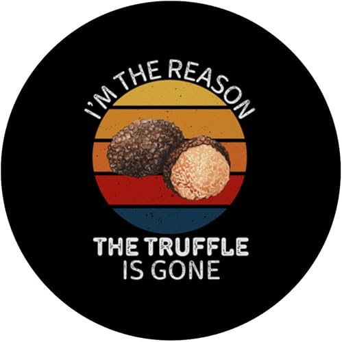 Miniatura 3 de Vintage I'm The Reason The Truffle Is Gone Food Lover PopSockets Standard PopGrip