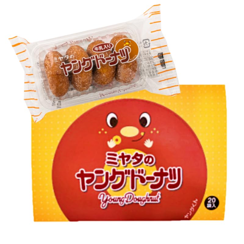 Amazon.co.jp: ミヤタ ヤングドーナツ 20袋（1袋4個入り） : 食品