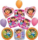 Dora Party Supplies Go Diego Go Birthday Balloon Bouquet Decorations