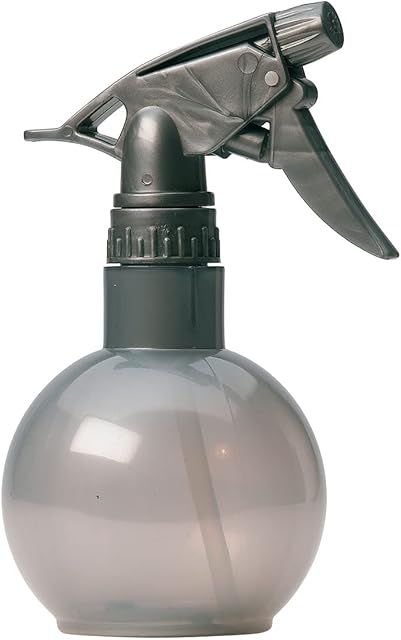 Sibel PVC Ball Water Spray Bottle, Silver, 340 ml