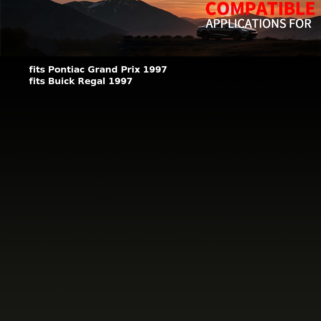 Disc Brake Caliper Bracket Front Rear Set fits Buick Regal 1997 fits Pontiac Grand Prix 1997 Replacement 18029882, 18029931 5Pcs