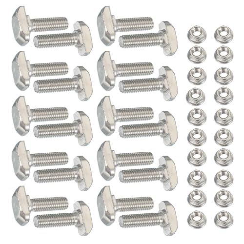 Tornillos de ranura en T M6 para ensamblar impresoras 3D y estructuras de aluminio 3030