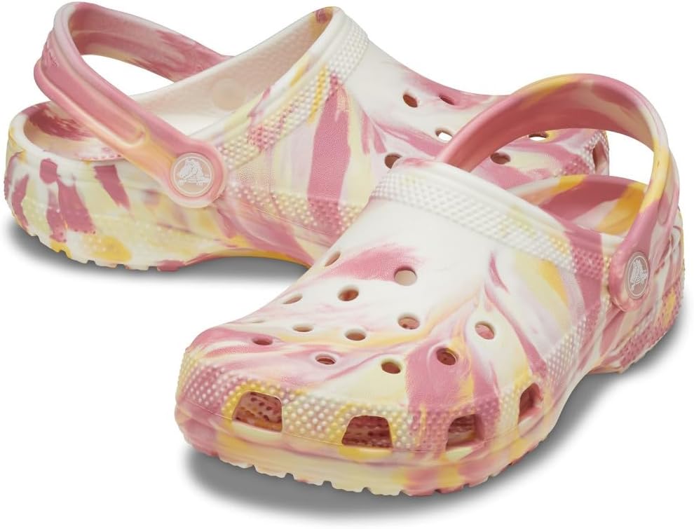 Crocs Girls' Classic Marble Clog