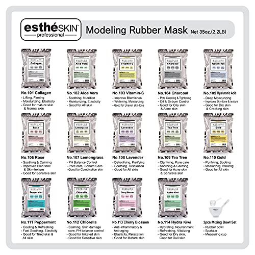 Estheskin No.112 Chlorella Modeling Mask Powder For Professional Facial Treatment, 35 Oz. (1 Pack) #TOP3