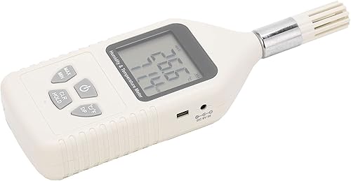 Miniatura 2 de Hyuduo GM1360A Digital Thermometer Hygrometer Handheld Temperature Humidity Meter with Large LCD Screen Dual Sensors for Factory Lab Warehouse