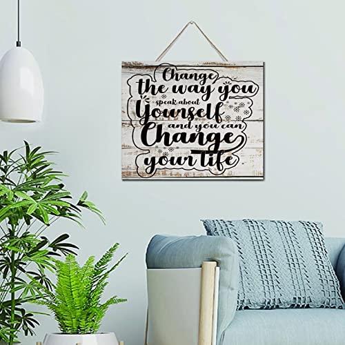 Plaque en bois de décoration murale rustique chic 25x30 cm - 2