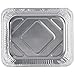 Durable Packaging Aluminum Steam Table Pans, Half-Size Medium, 2.19