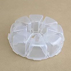 Boîte de rangement ronde en plastique avec 8 compartiments pour médiator de guitare – Qualité supérieure – Design… - Les Beatles, Paul McCartney, John Lennon, RIngo Starr, George Harrison Boîte de rangement ronde en plastique avec 8 compartiments pour médiator de guitare - Qualité supérieure - Design… – Image 3