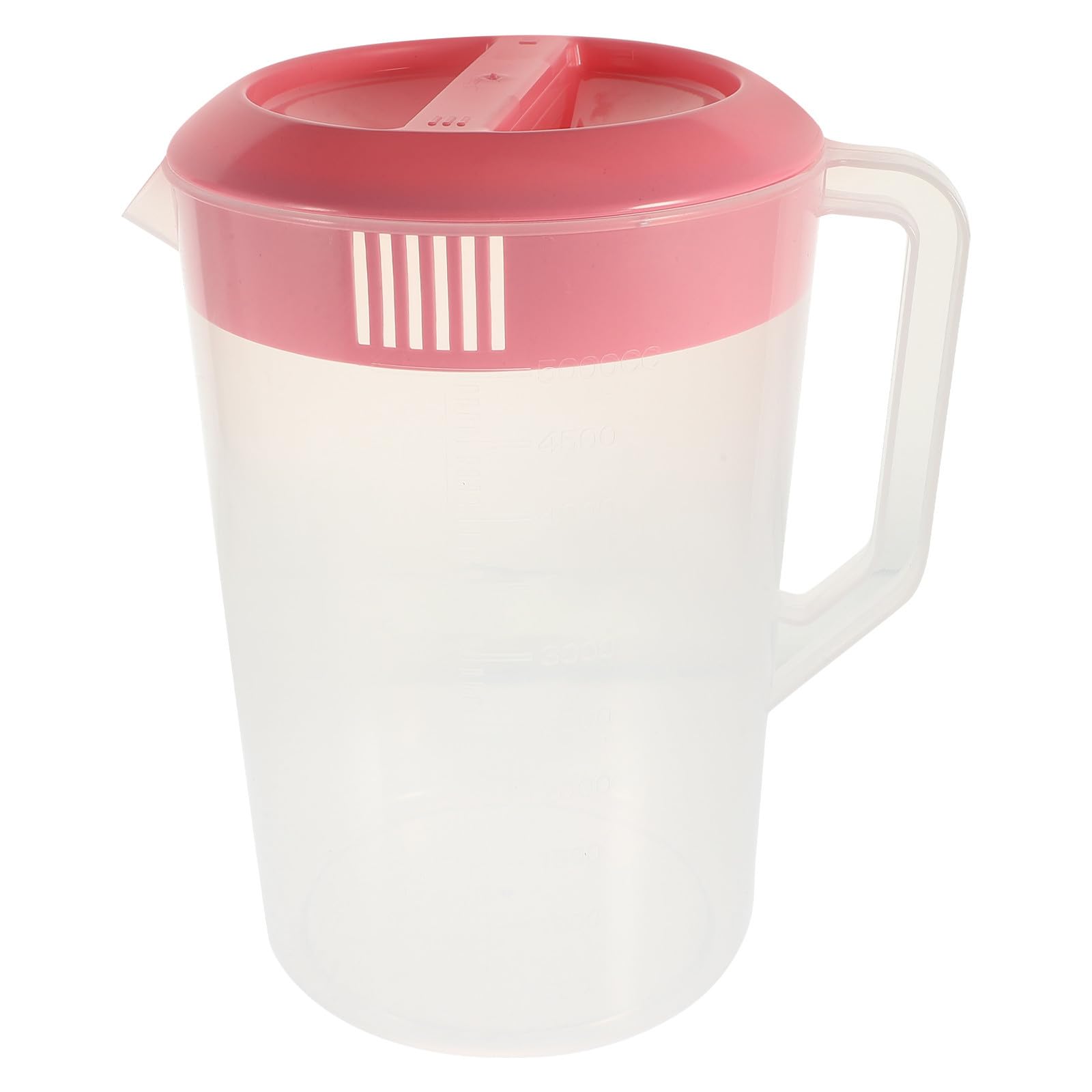 Jarra de 5000ml con escala medidora plástica y tapa para bebidas frías 1