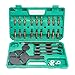 iDili Bearing Disassembly Puller Inner Hole Puller Removal Tool Three-Jaw Puller Set (33Pcs Set)