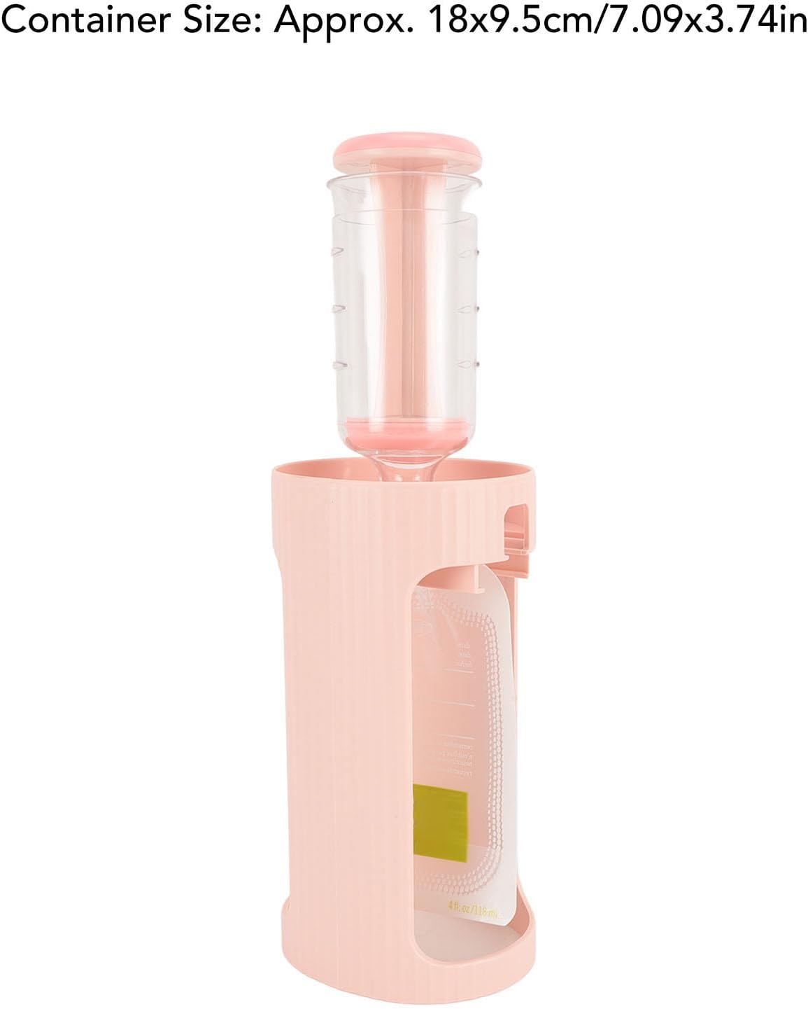 Baby Food Squeeze Station Portable Fruit Puree Pouch Filling Maker for Homemade Baby Food with 10pcs 118ml Pouches (Roseate) image 8 of 9 B0DNYT6BG3