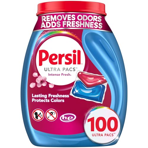 Persil Ultra Pacs Intense Fresh Everyday Clean Laundry Detergent, 100 count