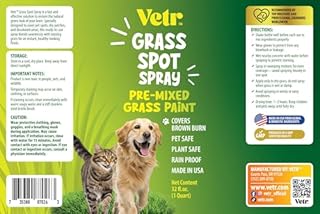 vetr Dog Repair Grass Paint, 32 oz - Pet Safe Lawn Color, Rainproof, Made in USA