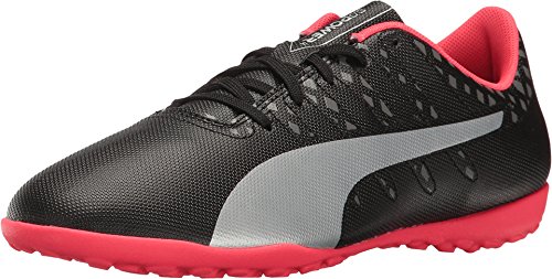 Puma Kids Unisex Evopower Vigor 4 TT Jr (Little Kid/Big Kid) Puma Black/Puma Silver/Quiet Shade/Bright Plasma 6.5 M US Big Kid