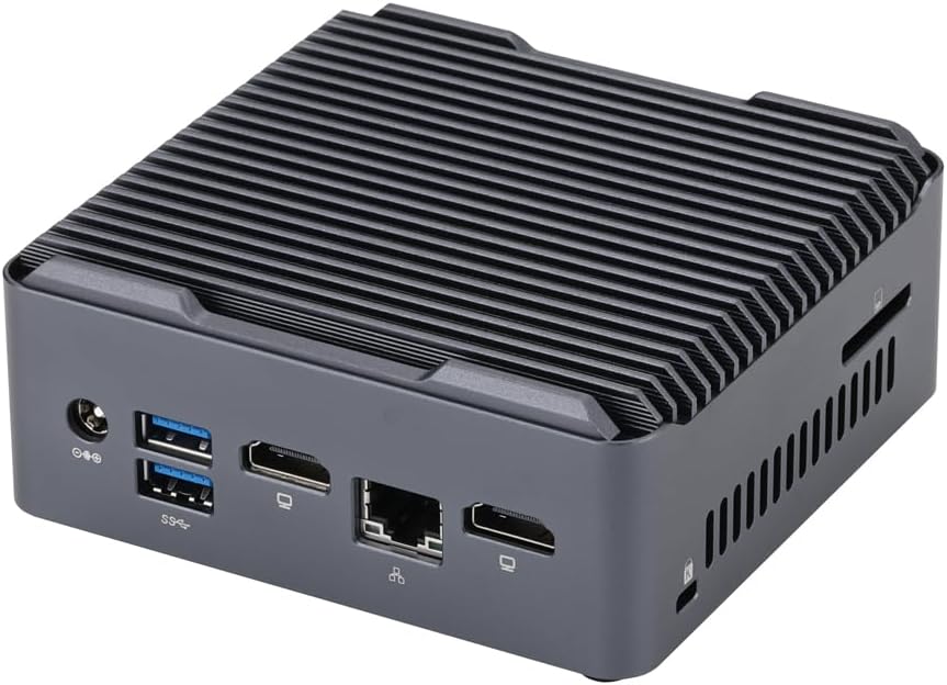 Fanless Mini PC J5005with 2*DDR4 Processor,Desktop Computer 8G RAM 128G SSD image 4