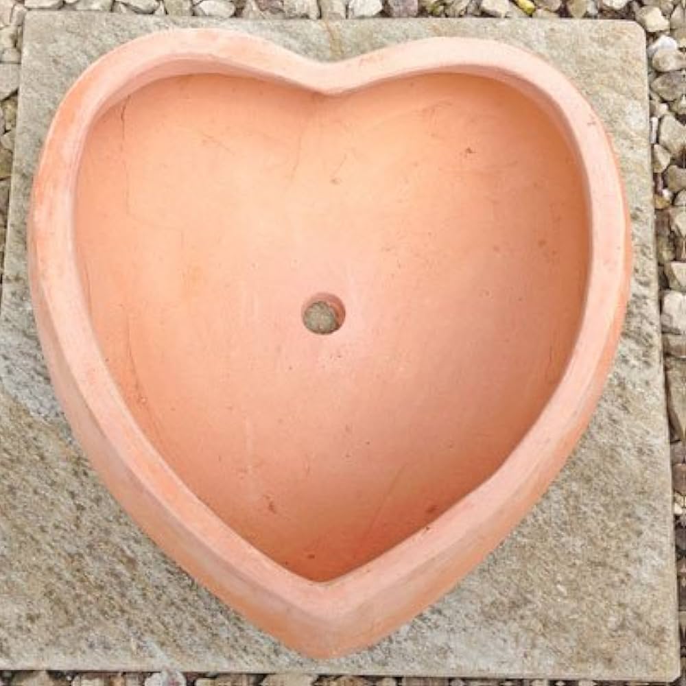 Amazon | ベトナム鉢 ハートポット ハート型のおしゃれな植木鉢