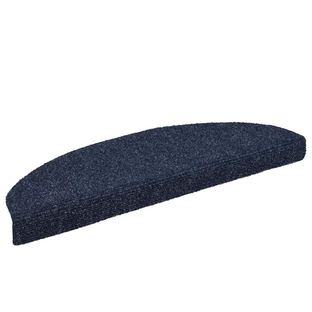Samoprzylepne maty na schody, ochrona schodów, ochrona przed zadrapaniami, redukcja odgłosów kroków, 20 sztuk, niebieskie, 65 x 21 x 4 cm, nadają się do prania, bezpieczne