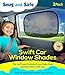 Car Sun Shade (2 Pack) - Black Sunshade Visor Set for Babies & Kids - Clings To a Rear Side Window And Covers Your Baby Or Toddler - Shades Block 98% Of UV Heat Rays Glare - LIFETIME WARRANTY