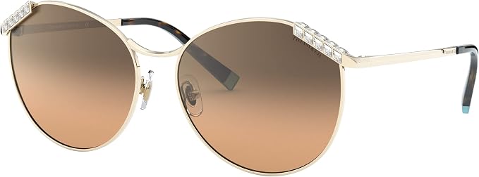 Occhiali da sole Tiffany TF3073B 60213B occhiali Donna colore Oro lente  argento taglia 59 mm : Amazon.it