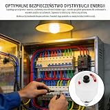 GOMETY 4 szt. bezpieczników śrubowych 10 A, gwint bezpiecznika 10 A, gwint bezpiecznika E27 o średniej długości (charakterystyka L) do starej dystrybucji elektrycznej, bezpiecznik śrubowy (czerwony)