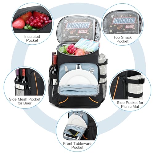 Kühlrucksack Estarer 32L für Picknick und Outdoor-Aktivitäten