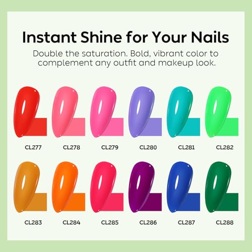 Set de esmaltes en gel Luxbon 12 piezas colores verano miniatura 4