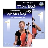 ED 22501D + 22504: Cello Method Vol. 1 (+ Audio Download) + Tune Book Vol. 1 (+ CD) + Soundman Rosin for Cello (ISBN 9783795725624, 9783795709785) - English Edition Starter Bundle