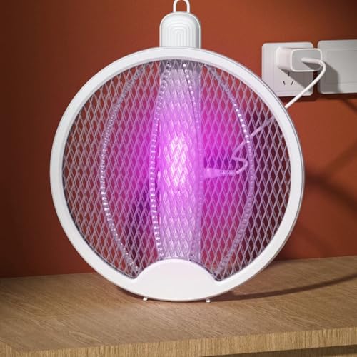 Raquete Mata Mosquitos 4 em 1 Eletrico Luz UV Automatico Mosca Pernilongo Mosquito Inseto Repelente