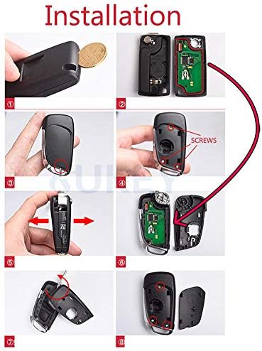 XUKEY 2 Buttons Car Remote Key Shell Case Cover Fob For Peugeot 207 307 3008 5008 807 Citroen C2 C3 C4 C8 HU83 Blade CE0523 Car Key Holder Protector