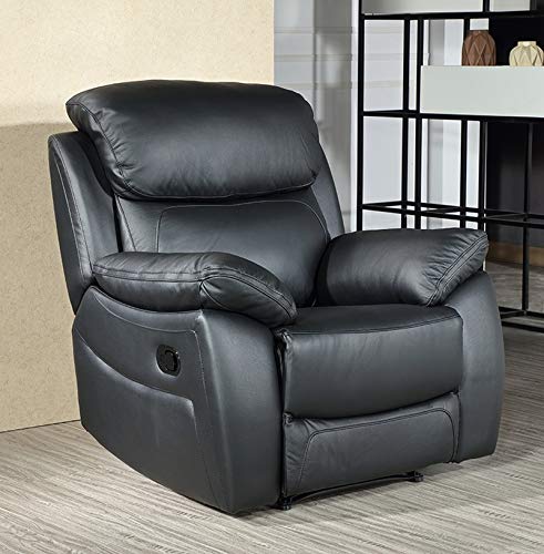 Mapo Möbel Leder Fernsehsofa Relax-Sessel Fernsehsessel mit Schlaffunktion 3635-1-S – Bild 3