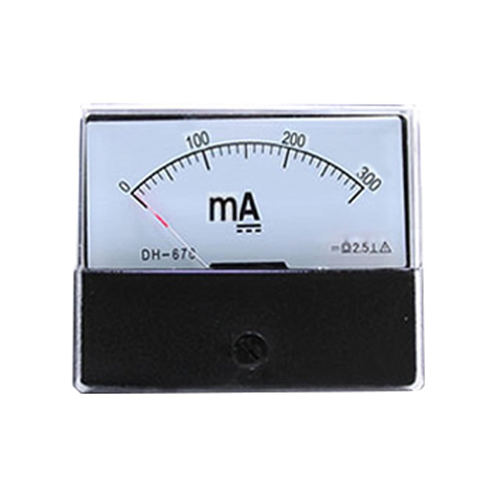 Amperímetro analógico DH-670 de 200MA contra las caídas de tensión 4